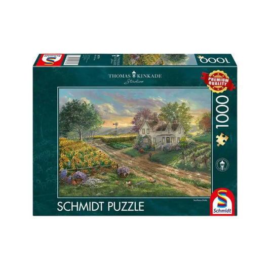 Puzzle Natur | Thomas Kinkade ’Sonnenblumenfelder’