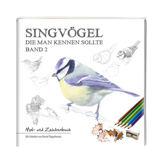 Singvögel die man kennen sollte - Band 2 | Vögel zeichnen
